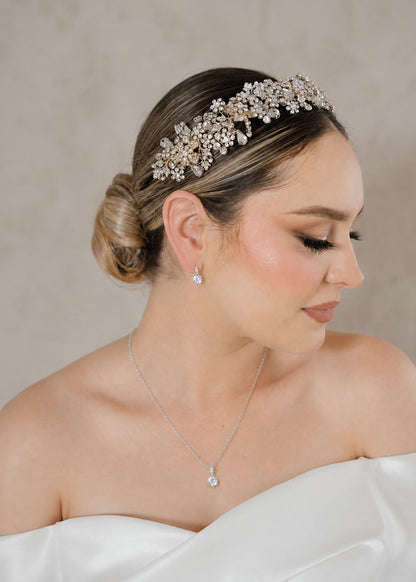 CONJUNTO DE ARETES Y COLLAR: CN011